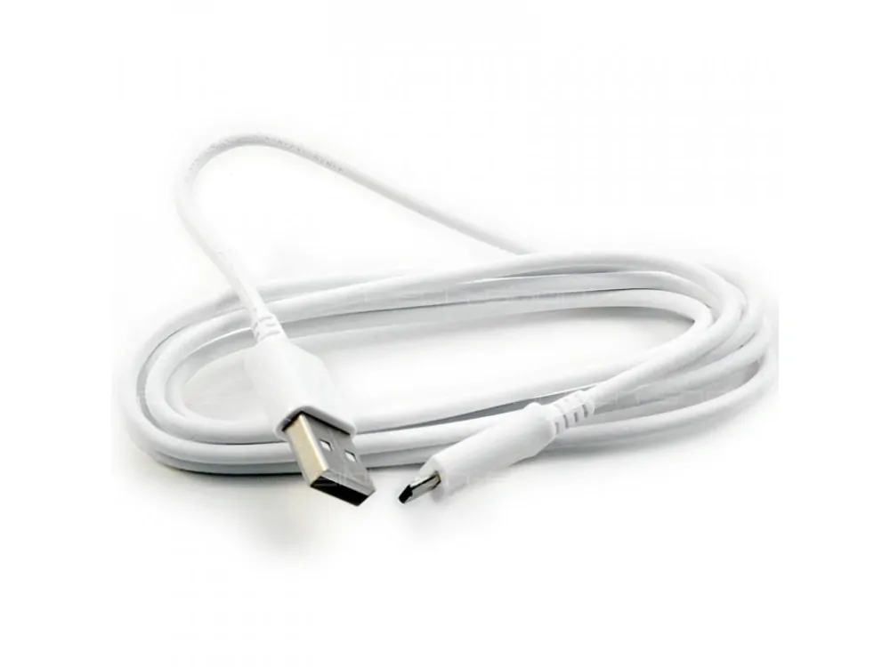 Datový kabel Micro USB, barva bílá - 1,5 metru