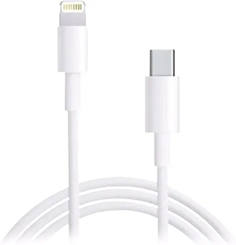 Datový kabel USB TYP C / Lightning, barva bílá
