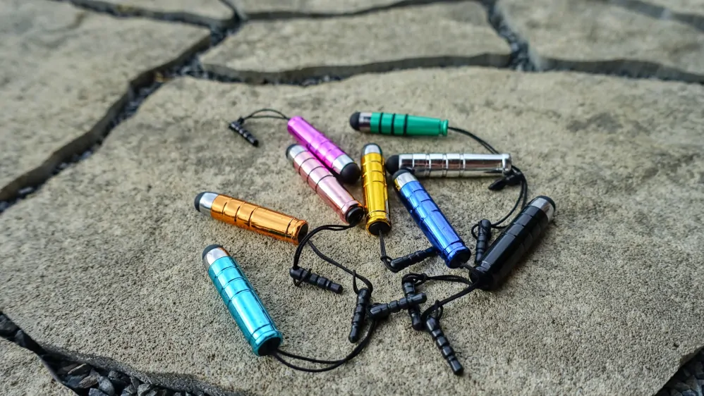 Dotykové pero (stylus) kapacitní RING, barva fialová