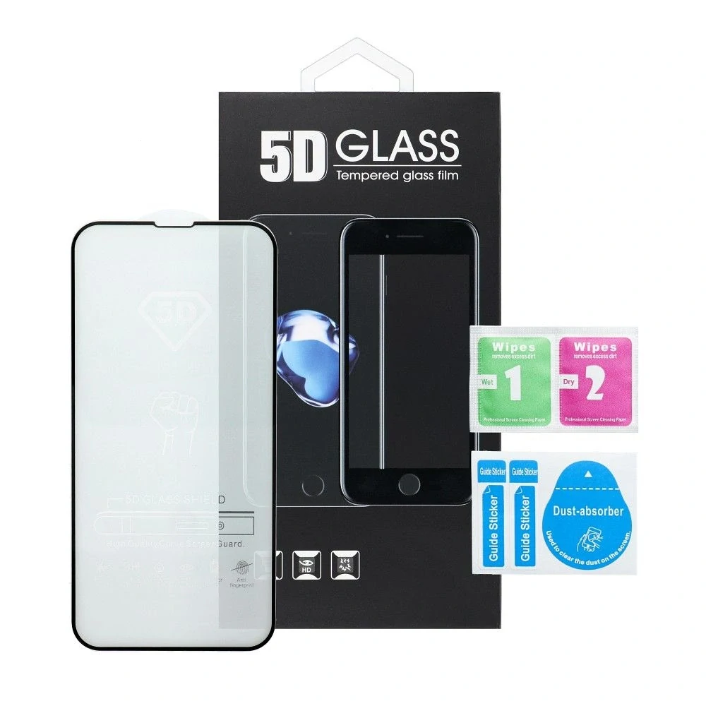 Tvrzené sklo 5D FULL GLUE Xiaomi Redmi NOTE 13 4G/5G černá