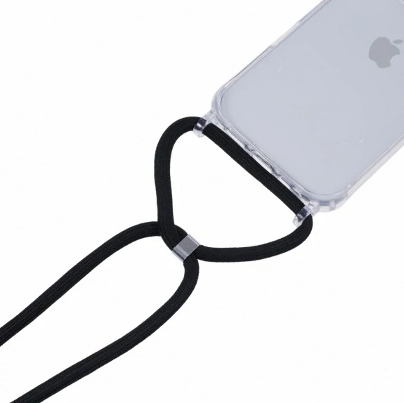 Ochranný kryt s poutkem pro iPhone 12/12 Pro - transparentní
