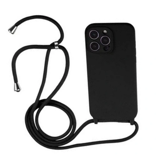 Ochranný kryt s poutkem pro iPhone 12 - black