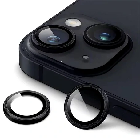 Ochranné sklo fotoparátu s aplikátorem iPhone 13, 13 MINI black