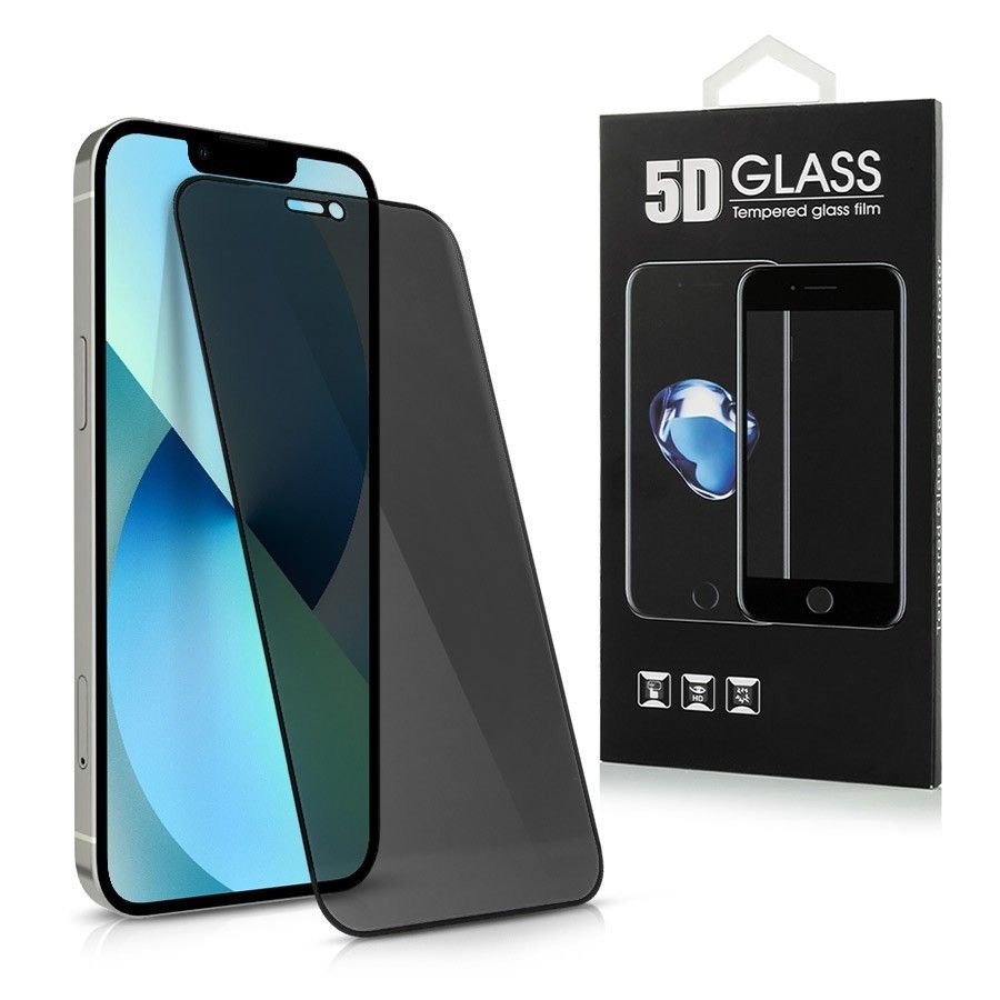 Tvrzené sklo 5D PRIVACY Iphone 12/ 12 Pro black
