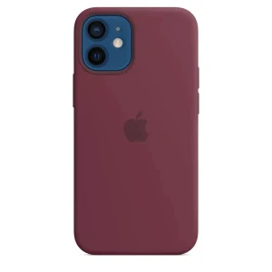 Silicone Case iPhone 12 PRO MAX Plum - MagSafe