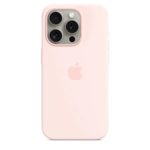 Silicone Case iPhone 15 PRO Light Pink