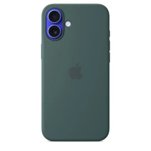 Silicone Case iPhone 16 Lake Green