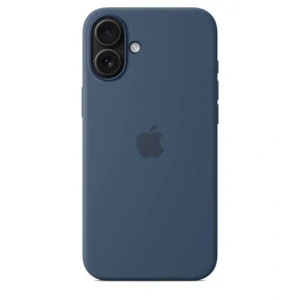 Silicone Case iPhone 16 Denim