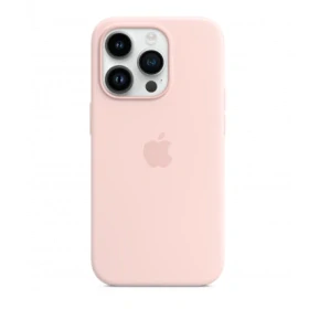 Silicon Case iPhone 14 Pro Max chalk pink