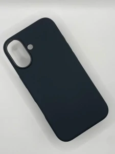 Silikonový kryt pro iPhone 16 s MagSafe - černý