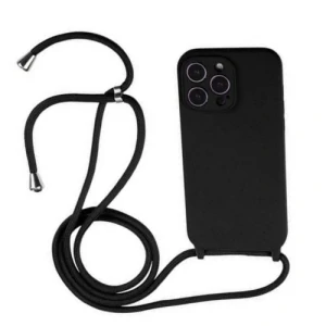 Ochranný kryt s poutkem pro iPhone 12 Pro - black