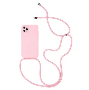Ochranný kryt s poutkem pro iPhone 12 - Pink