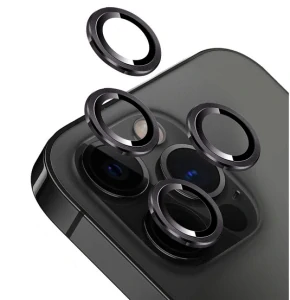Ochranné sklo fotoparátu s aplikátorem iPhone 13 PRO, 13 PRO MAX  black
