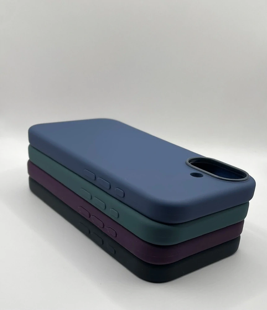 Silikonový kryt pro iPhone 16 s MagSafe - vínový