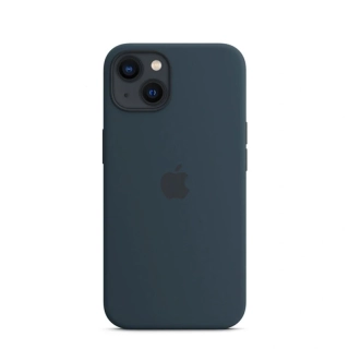 Silicone Case iPhone 13 Abyss Blue - MagSafe