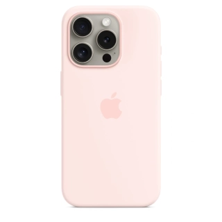 Silicone Case iPhone 15 PRO Light Pink