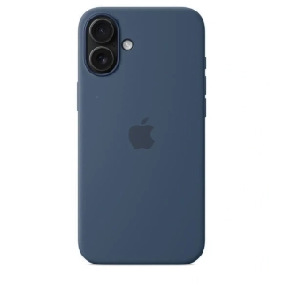 Silicone Case iPhone 16 PLUS Denim